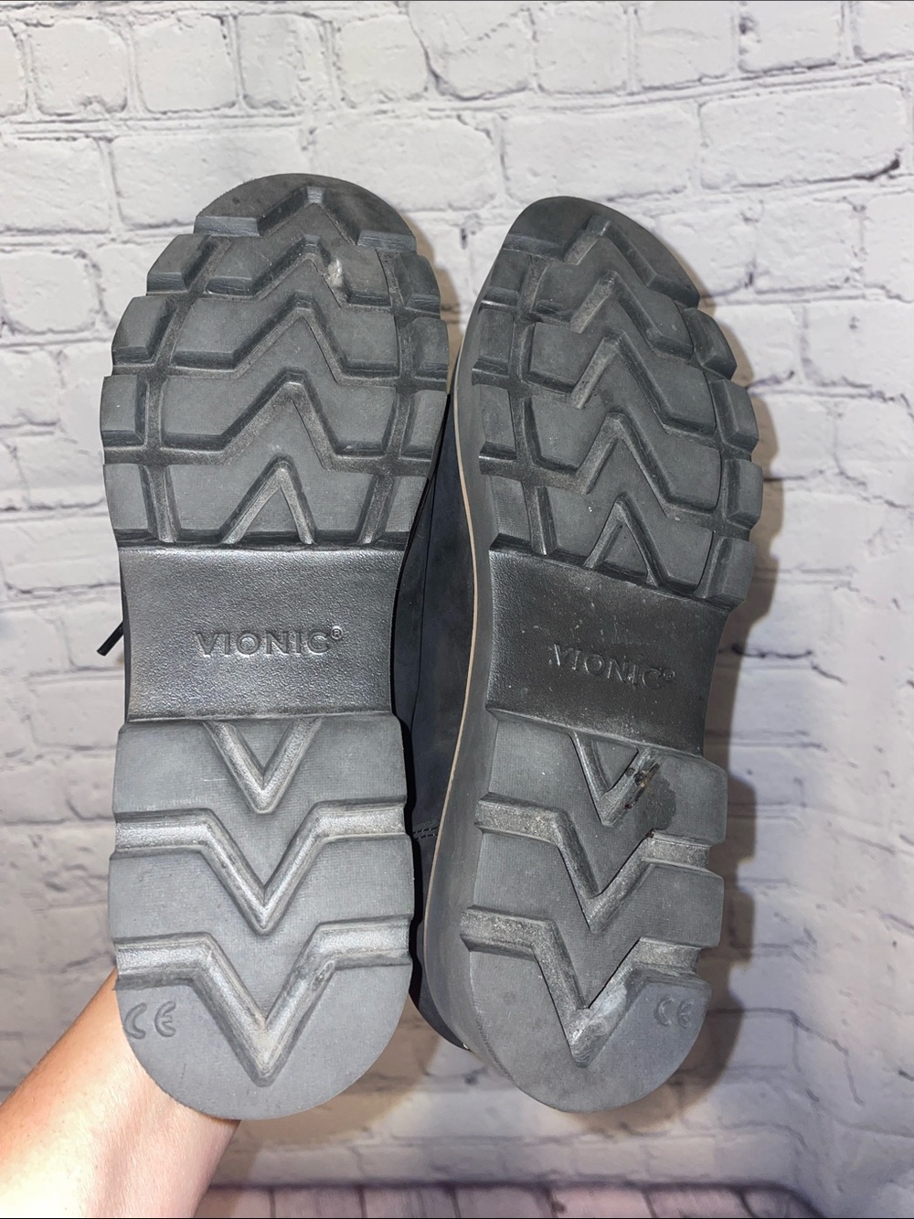 Vionic Black Lace-Up Chunky Loafers • Sz 7 - Picture 6 of 10